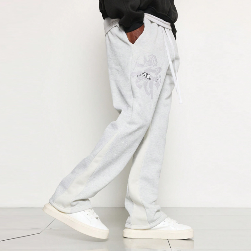 hongfeng’s embroidered sweatpants offer a unique and stylish look for your casual outfit.